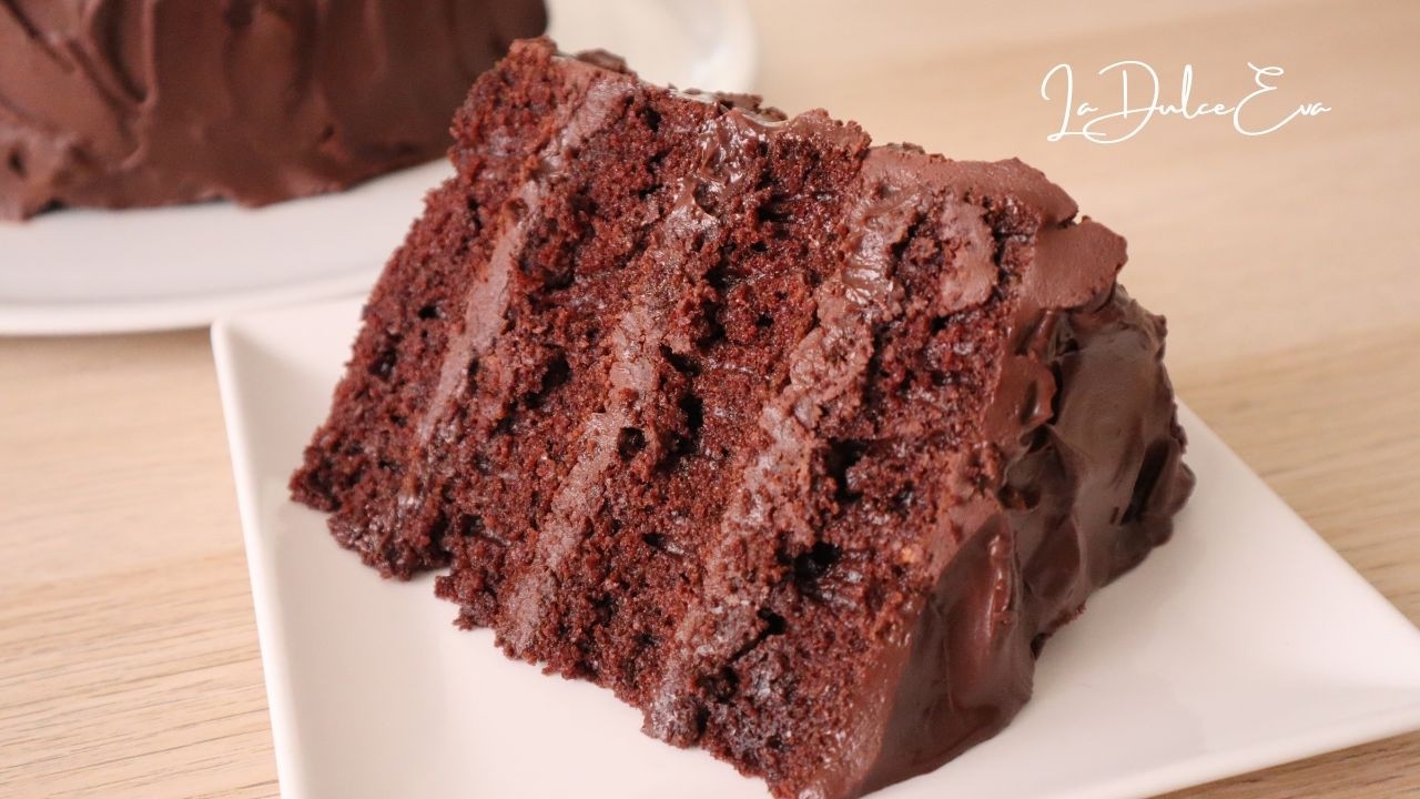 Tarta de Chocolate MATILDA (Super húmeda y chocolatosa) / La Dulce Eva
