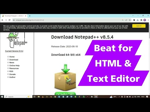 Note++ Download & Install 2023|Best HTML Code Editor For Window|Code ...