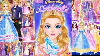 Menjadi ibu peri, mendandani Cinderella | Princess salon Cinderella (sub Indo) screenshot 5