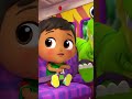 Wheels on the DINOSAUR Bus! 🚌 Little Angel Nursery Rhymes & Cartoons #kids #shorts
