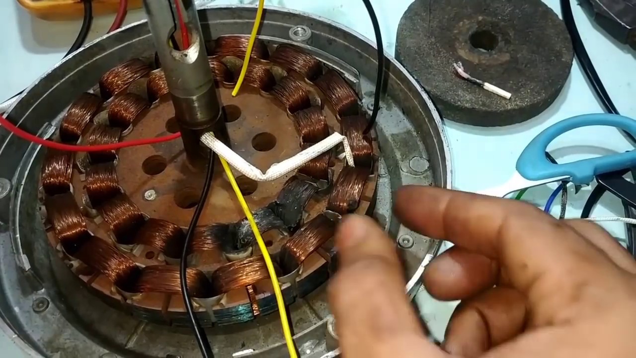 jale huye fan ko bina rewind kiye kaise banaye???? how to repair burn ceiling fan without rewinding?