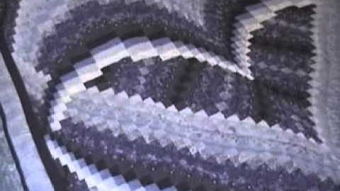 Heart Bargello Quilt