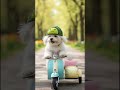 Cute Maltese on a ride #trending #puppy #maltese #cutedog #dog #vespa #cute