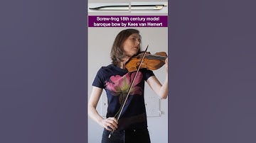 Introducing a typical mid18th c. baroque bow . #classicalmusic #baroque #violin #baroqueviolin
