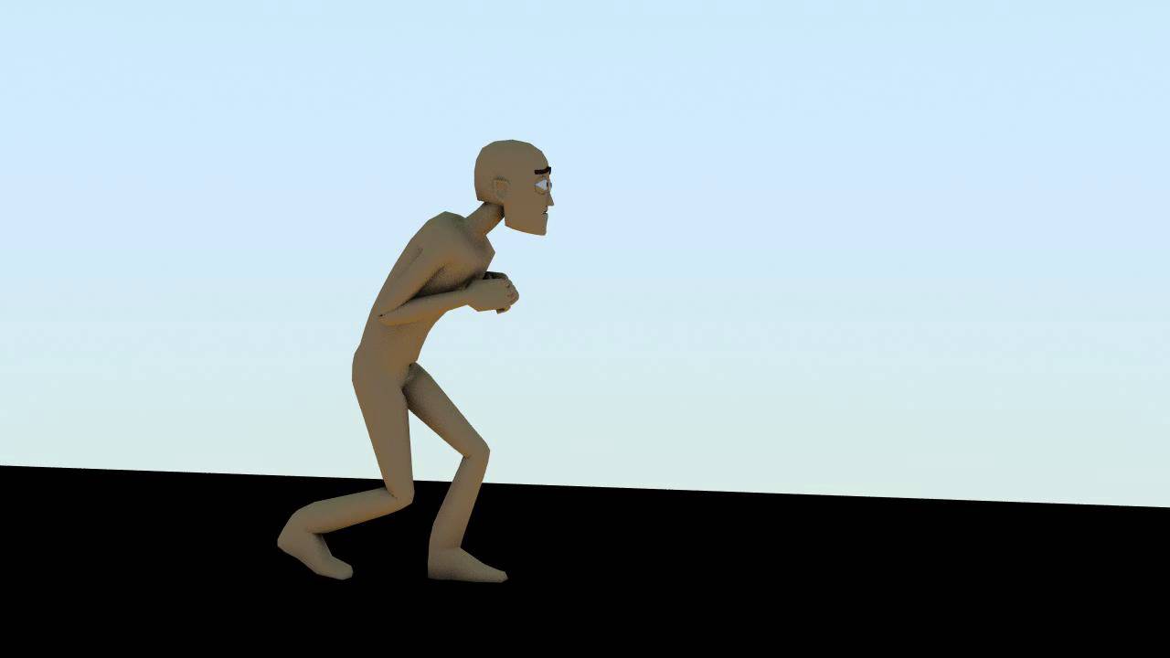 Sneaky walk animation - YouTube