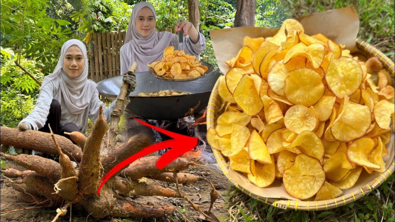 RAHSIA KEREPEK UBI NIPIS RANGUP DAN CANTIK 🔥| Kudapan Hari Raya 🌙