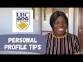 UBC PERSONAL PROFILE TIPS | LizzieAde