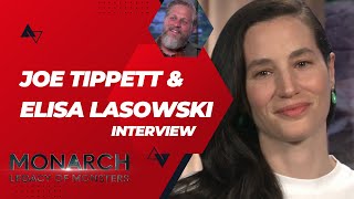 Joe Tippett &amp; Elisa Lasowski / MONARCH Interview On Facing Godzilla In The Desert!