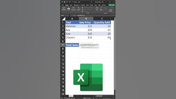 Excel! Sumproduct  #excel
