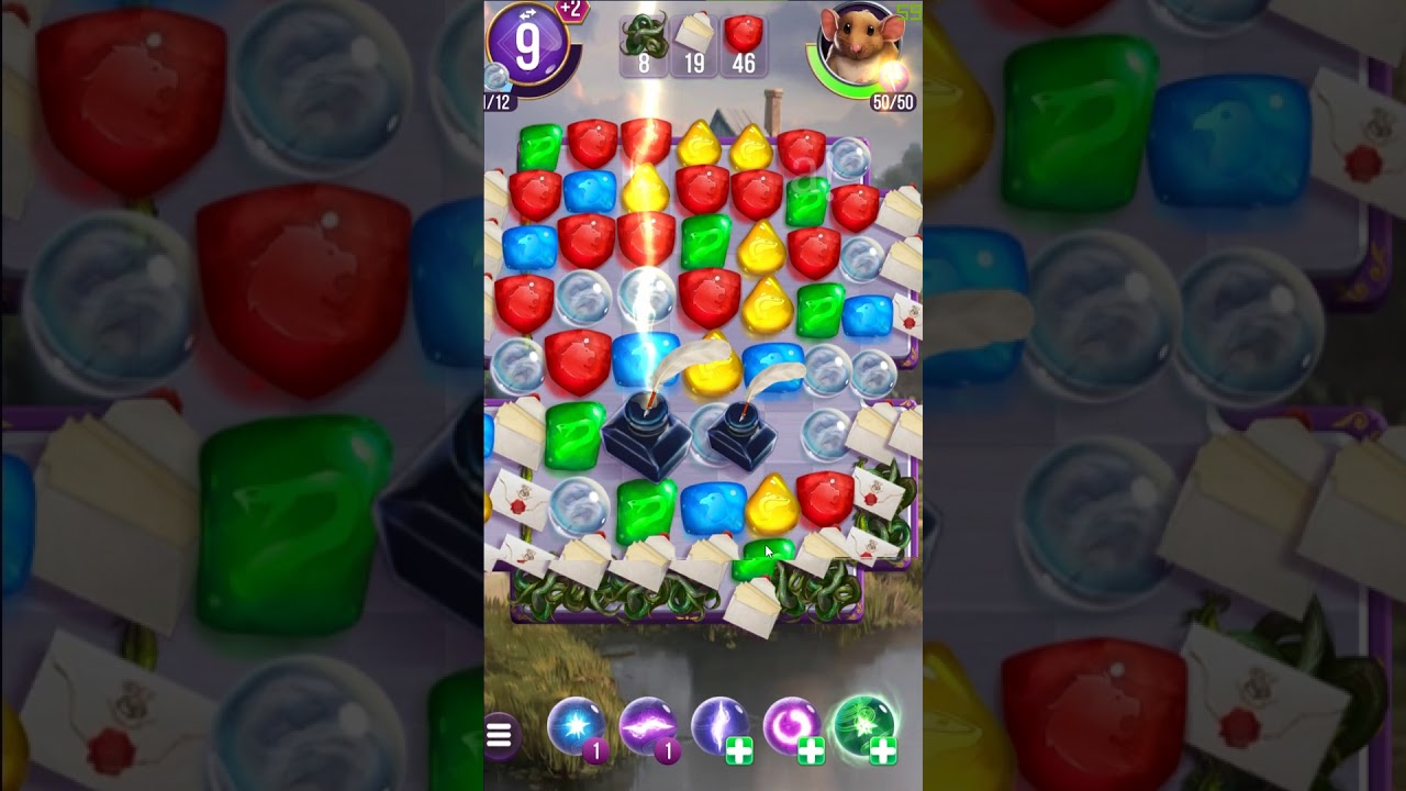 Harry Potter: Puzzles & Spells level 739 no boosters
