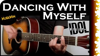 Video thumbnail of "DANCING WITH MYSELF 😎 - Billy Idol / GUITAR Cover / MusikMan N°102"