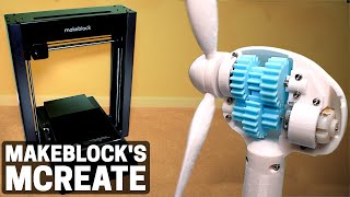 Building a Model Turbine on the mCreate 3D Printer and Laser Engraver!