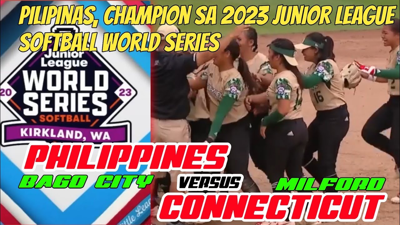 Pilipinas, Champion sa 2023 Junior League Softball World Serieslittleleagueworldseries YouTube