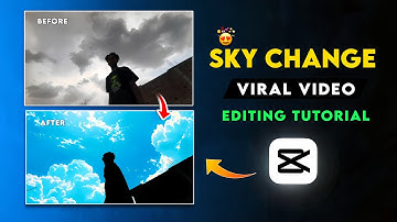 Sky Replacement Video editing 😍| Sky Change Trending Reel edits || Capcut tutorial