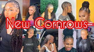 ‼️New & Latest 2026 Cornrows Braids Hairstyles Ideas For Black African Women🔥Stunning Styles 