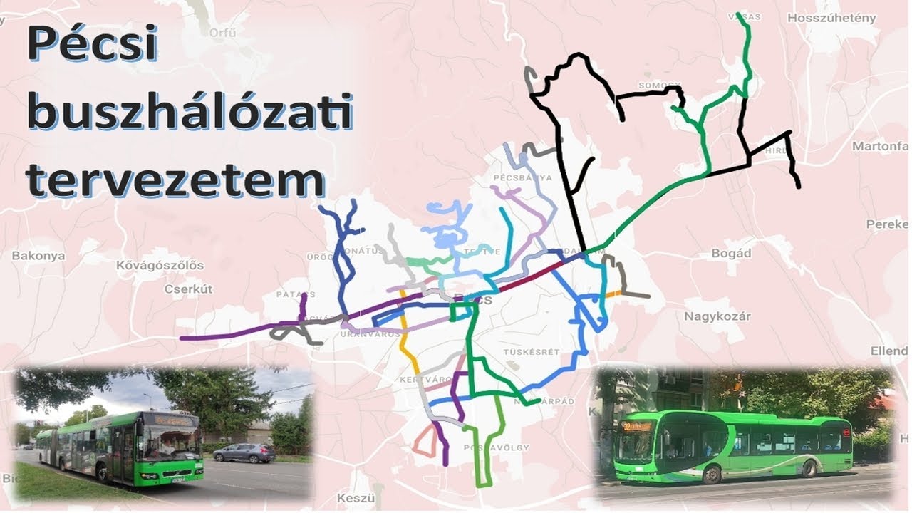 Ilyen is lehetne Pécs buszhálózata