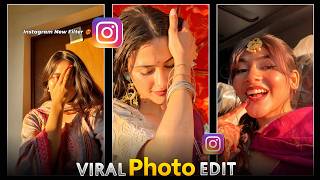 Trending Instagram Golden Sunlight Photo Editing Tutorial | Instagram Viral AI Photo Editing screenshot 1