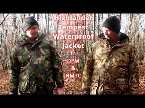 Highlander Tempest Waterproof Jacket, in DPM & HMTC