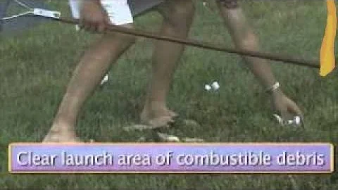 Andy the boy lights fireworks first time.