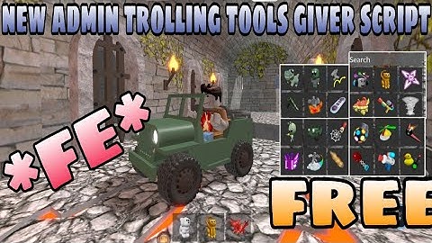 FE Admin Trolling Tools Giver Script | Troll & Annoy Other Players | Roblox Scripts | Mobile/PC