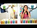 SLIME TELEPATICO CON IL MIO CANE CHALLENGE!!!COLLA SKIFIDOL GLITTER!!!