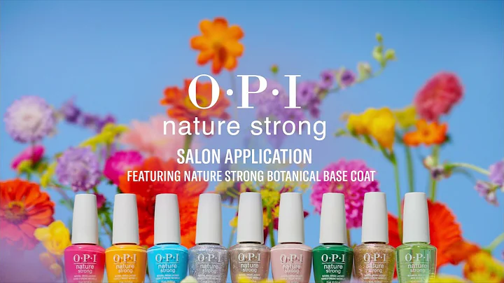 OPI Nature Strong Nail Polish Application