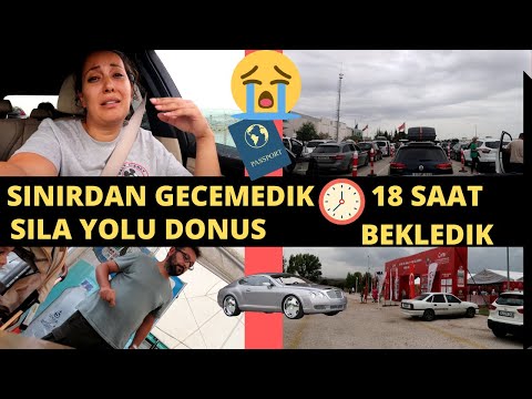 SINIRDAN GECEMEDIK/ SILA YOLU DONUS/ 18SAAT BEKLEDIK/ TRANSIT VIZE