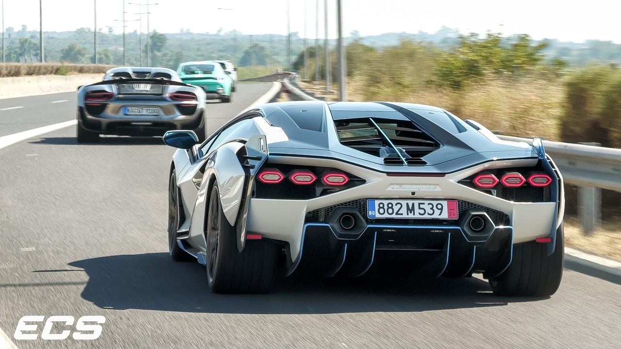 €60M Hypercar Convoy in Greece! Huayra Codalunga, Agera RST, GMT T.50, Valkyrie Spider