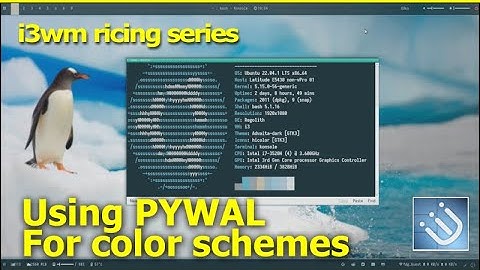 i3wm Ubuntu style your Rofi and Polybar with Pywal