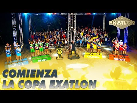 México, Colombia, Grecia y Turquía compiten por la Copa Exatlon