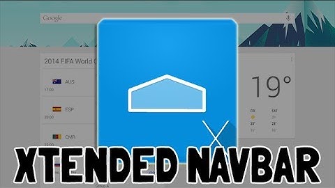 Xtended NavBar - Extra Functionality for the Navigation Bar [Android]