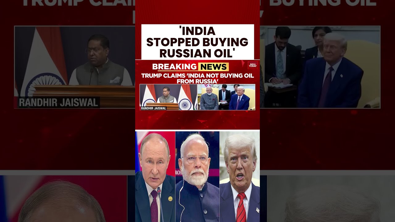Trump S Russian Oil Claim Vs MEA Stand US India Trade Tensions Escalate Today News