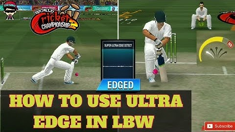 HOW TO USE ULTRA EDGE IN LBW || WCC2  2.7.8 LATEST UPDATE || AMAZING BOWLING TRICK