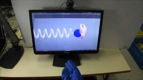 Pseudo haptic interface using visual effect