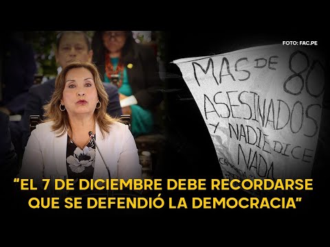 Dina Boluarte con 9% de aprobación no teme a las protestas anunciadas para este 7 de diciembre