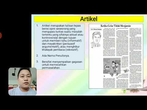 Video: Perbedaan Antara Editorial Dan Artikel