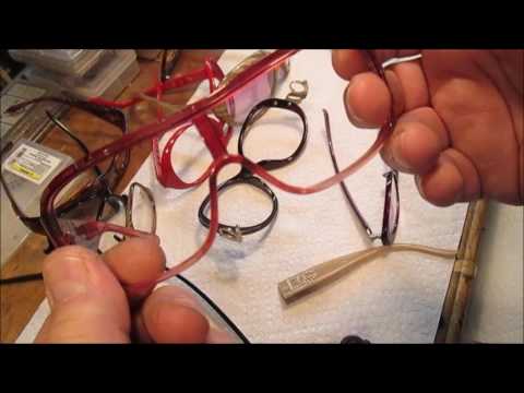 Repairing Plastic Eyeglass Frames