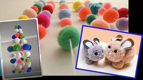 How to make a Pom Pom maker Tutorial (Craft Basics - Yarn Pom Pom)