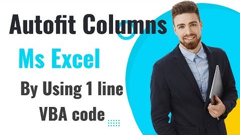 Autofit Column | Autofit excel vba code!Autofit excel vba code | Autofit Excel | Excel Basic Formula
