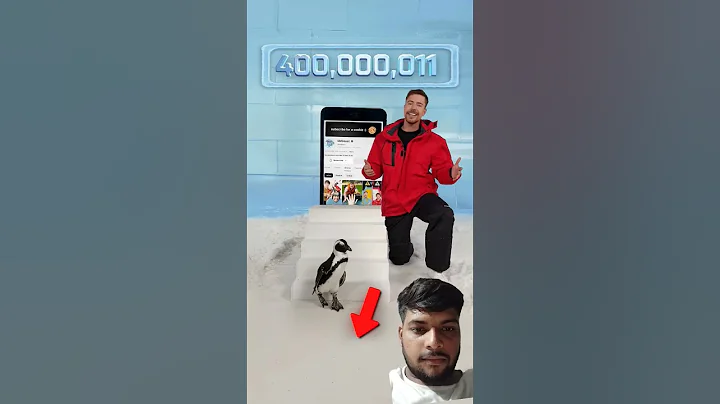 Can I Teach a penguin To Subscribe  to me pleasesubscribe my channel #shorts #mrbeast #mrbeastshorts