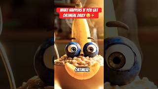 Funny Talking Oatmeal Gives 3 Health Benefits! 🥣😂 | Talking Object Animation #shorts