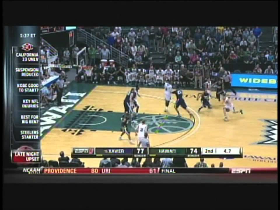 Xavier vs. Hawaii 2011