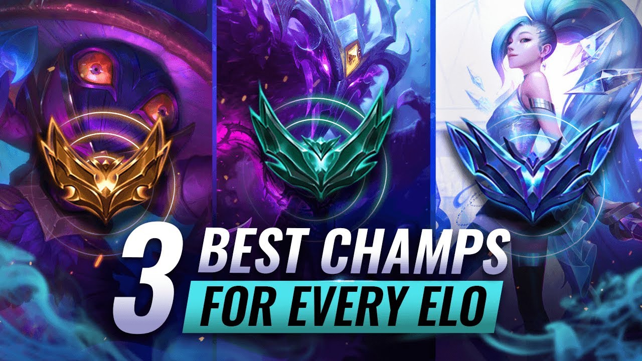 Download TOP 3 Champions To CLIMB WITH In EACH ELO - League of Legends Season 12