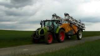 Claas Arion 640 et Caruelle Olympia 600 S 42-44 m