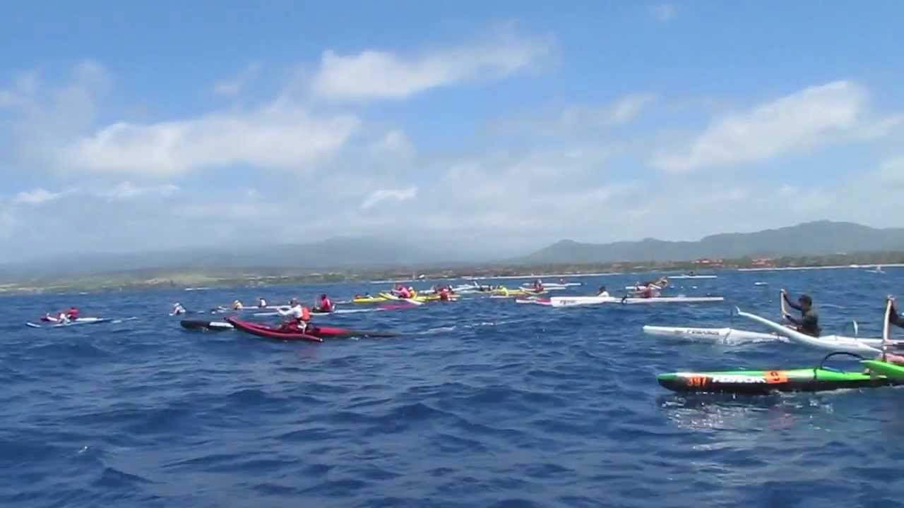 Scenes from the Kauai Island Challenge 4/1/2012 Outrigger Canoe/SUP