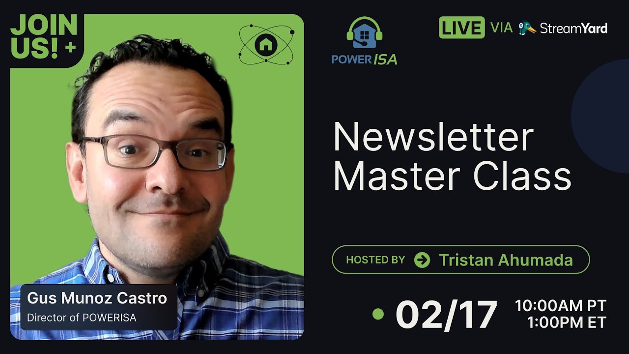 Newsletter Master Class