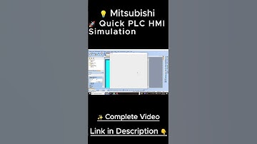 🎛️ GT Designer3 + GX Works2 Connection | HMI Simulation