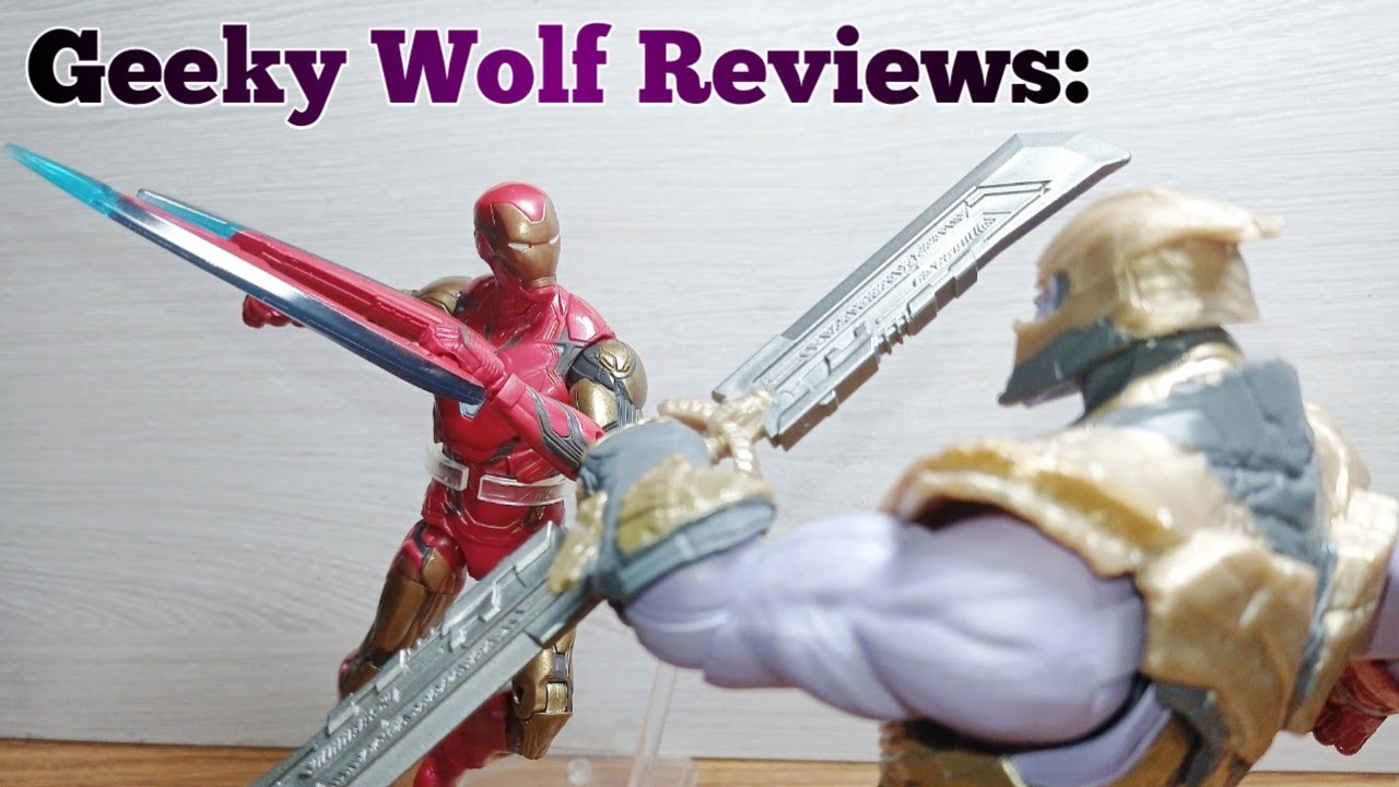 Marvel Legends Infinity Saga Avengers Endgame: Iron-man MK85 and Thanos 2-Pack Toy Review