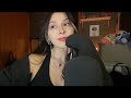Asmr to feel extra sleepy   up close whispers hand sounds trigger words perfume plucking etc