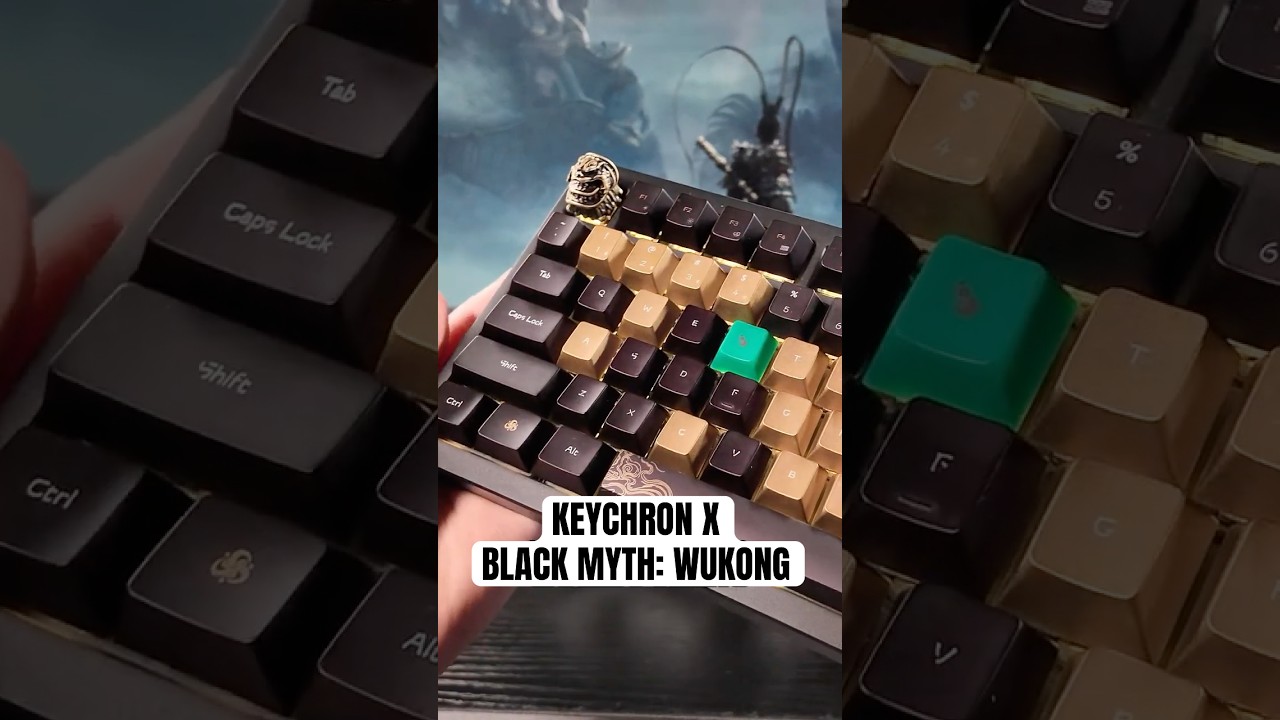 Keychron Black Myth Wukong メカニカルキーボード Keychron Black Myth Wukong Aluminum 75% Wireless Keyboard